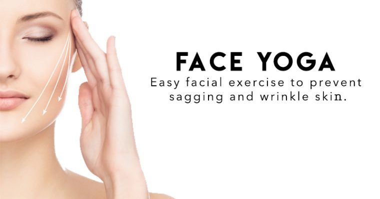 Face Yoga art work to prevent sagging wrinkle skin