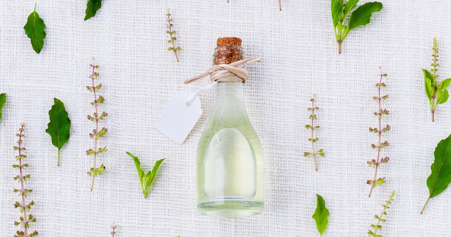 a bottle of botanical oil