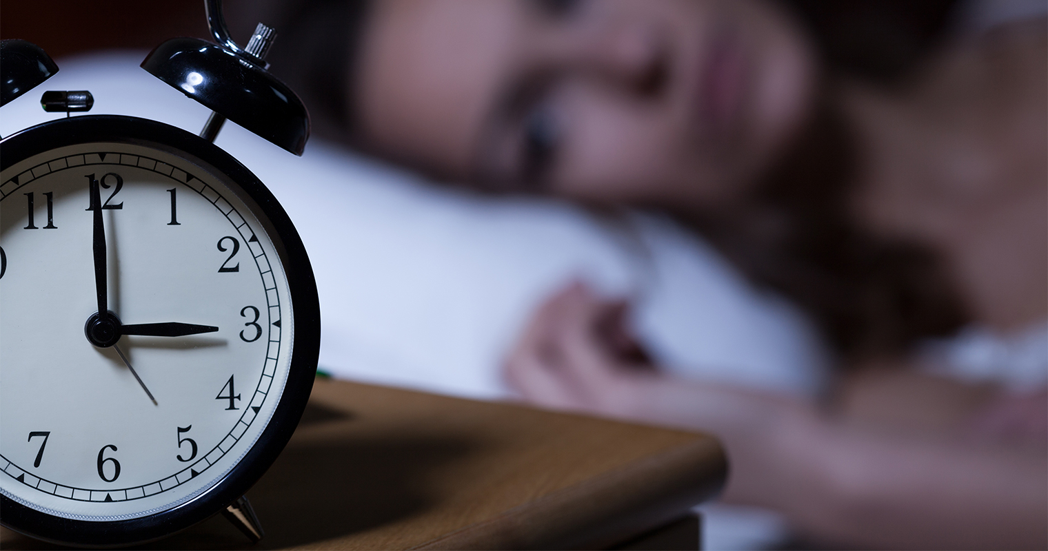 woman suffering from sleep problem